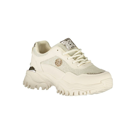 Laura Biagiotti Beige Polyester Sneaker