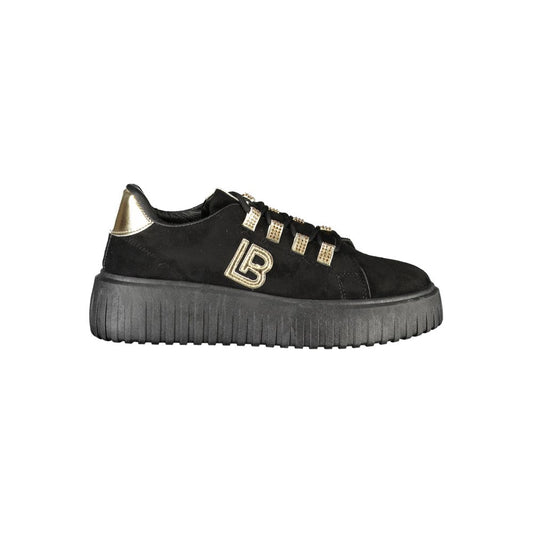 Laura Biagiotti Black Polyester Sneaker