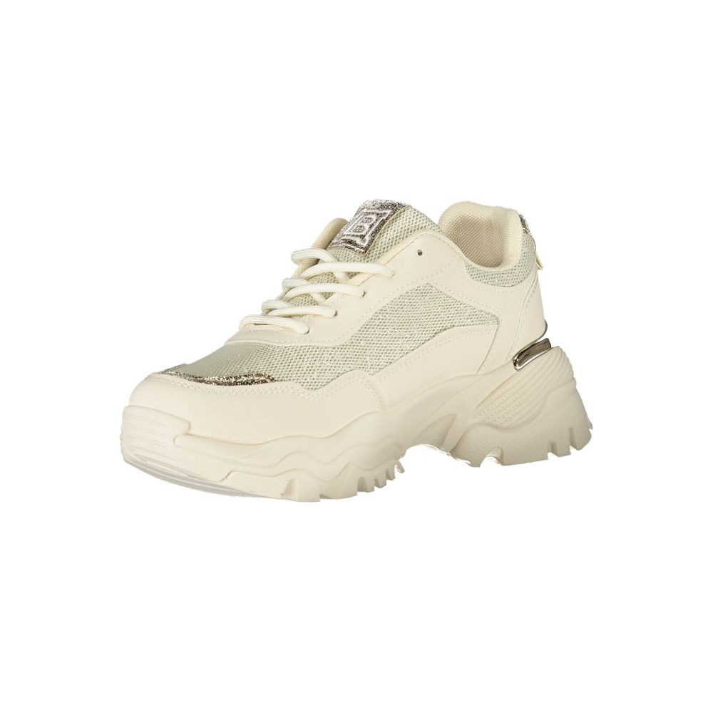 Laura Biagiotti Beige Polyester Sneaker