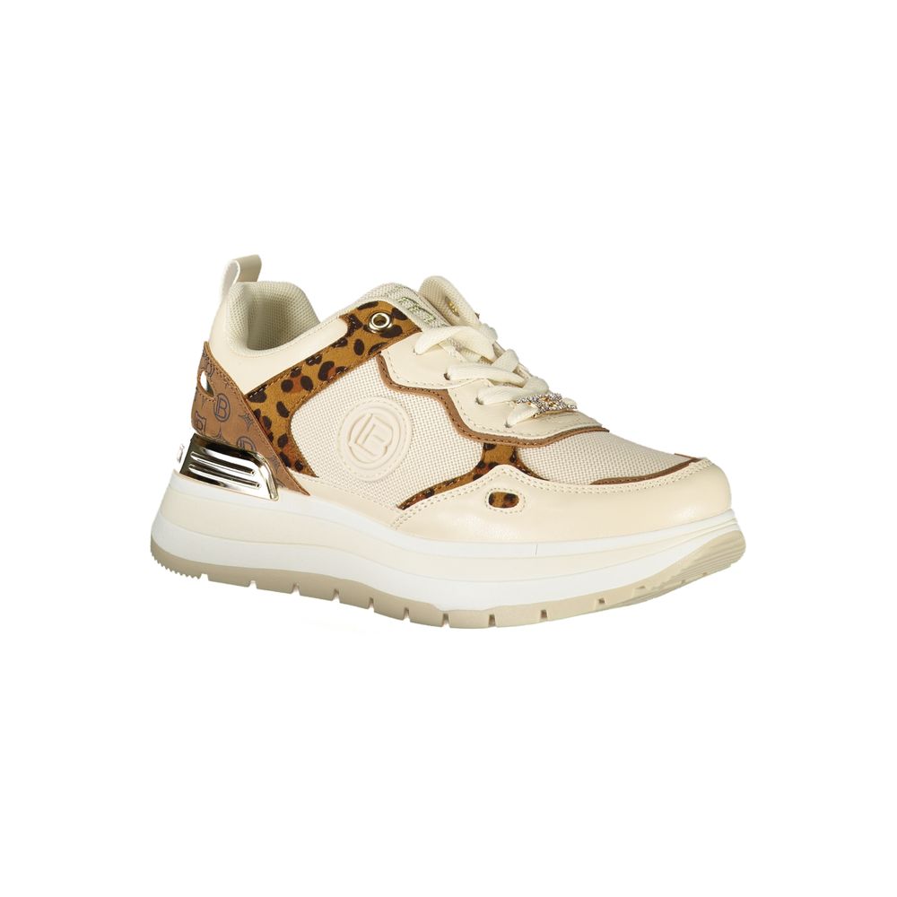 Laura Biagiotti Beige Polyester Sneaker