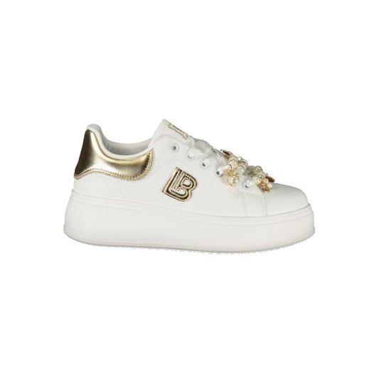 Laura Biagiotti White Polyester Sneaker