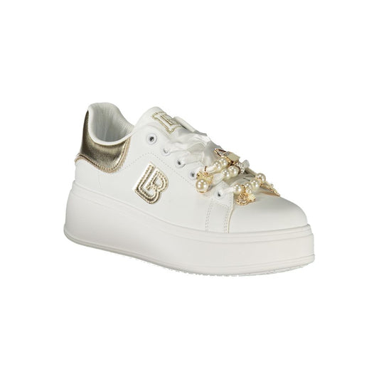 Laura Biagiotti White Polyester Sneaker