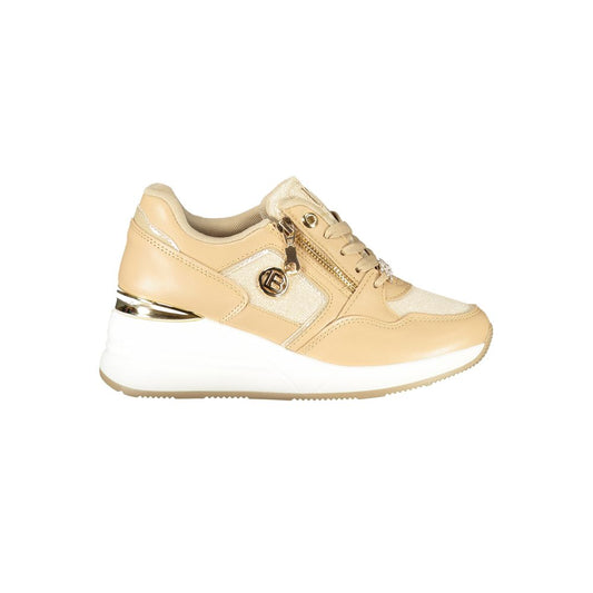 Laura Biagiotti Beige Polyester Sneaker