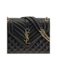 Saint Laurent Black Calf Leather Bos Taurus Shoulder Bag