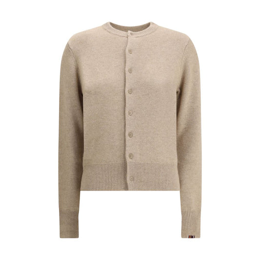 Extreme Cashmere Beige Cashmere Cardigan