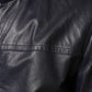 Dolce & Gabbana Blue Leather Full Zip Biker Blouson Jacket Mens Jacket