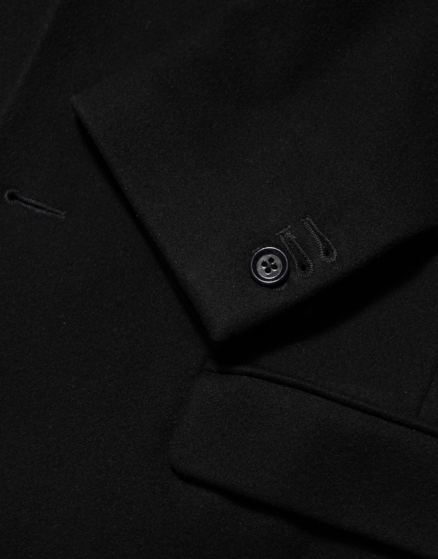 Dolce & Gabbana Black Wool Buttoned Men Trench Coat Jacket Mens Jacket