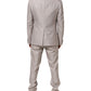 Dolce & Gabbana Light Gray Wool 2 Piece MARTINI Formal Suit Mens Suit