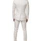 Dolce & Gabbana White Brocade 2 Piece MARTINI Formal Suit Mens Suit