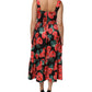 Dolce & Gabbana Multicolor Floral Cotton Poplin Midi Dress
