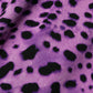 Dolce & Gabbana Violet Leopard Sheath Bodycon Mini Dress
