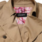 Dolce & Gabbana Khaki Double Breasted Trench Coat Jacket