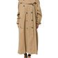 Dolce & Gabbana Khaki Double Breasted Trench Coat Jacket