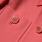 Dolce & Gabbana Pink Buttoned Down Trench Coat Jacket