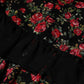 Dolce & Gabbana Black Floral Print Long Sleeve Blouse Top