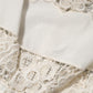 Dolce & Gabbana White Poplin Openwork Embroidery Tank Top