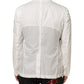 Dolce & Gabbana White Cotton 1 Button Men Suit Blazer
