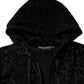 Dolce & Gabbana Black Cotton Hooded Full Zip Bomber Jacket Mens Jacket