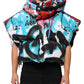 Dolce & Gabbana Multicolor Graffiti Hooded Sportswear Vest Jacket Mens Jacket