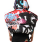 Dolce & Gabbana Multicolor Graffiti Hooded Sportswear Vest Jacket Mens Jacket