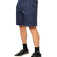 Dolce & Gabbana Blue Cotton Stretch Mid Waist Bermuda Shorts Mens Shorts