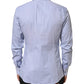 Dolce & Gabbana Blue SICILIA Cotton Men Dress Formal Shirt