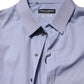 Dolce & Gabbana Blue SICILIA Cotton Men Dress Formal Shirt