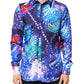Dolce & Gabbana Multicolor Luminarie MARTINI Slim Men Shirt