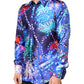 Dolce & Gabbana Multicolor Luminarie MARTINI Slim Men Shirt