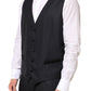 Dolce & Gabbana Black MARTINI 2 Buttons Suit 3 Piece Suit Mens Suit