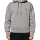 Dolce & Gabbana Gray Logo Cotton Hooded Sweatshirt Sweater Mens Sweater