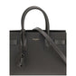 Saint Laurent Gray Calf Leather Bos Taurus Shoulder Bag