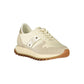 Blauer Beige Polyester Sneaker