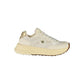 Blauer Beige Polyester Sneaker