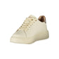 Blauer Beige Polyester Sneaker