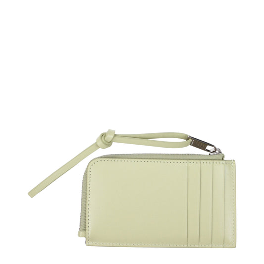 Jil Sander Green Leather Wallet Mens Wallet