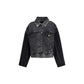 PINKO Gray Cotton Denim Jacket