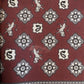 Dolce & Gabbana Bordeaux Bandana Silk Square Handkerchief Scarf