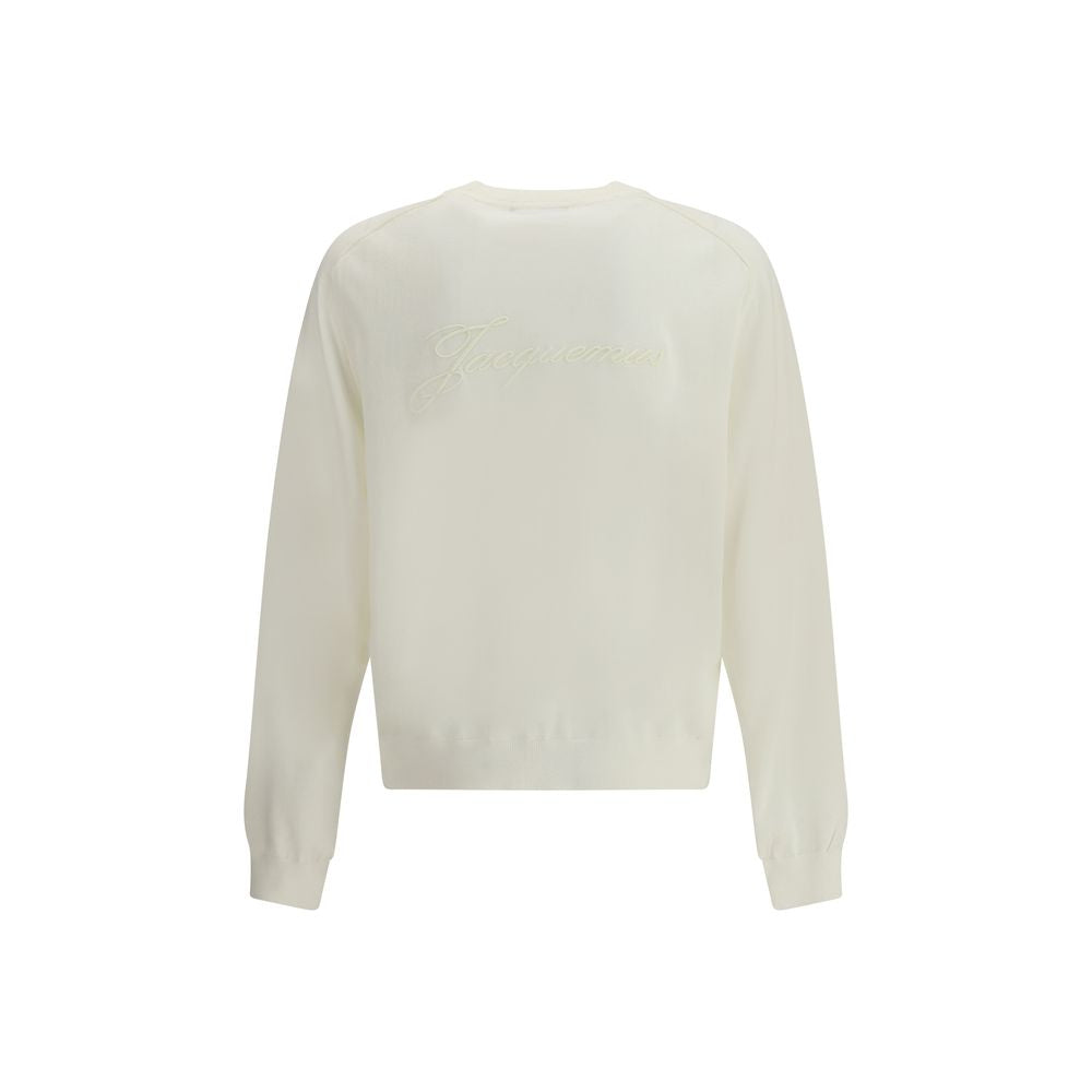 Jacquemus Crew-neck Sweater in Merino Wool Mens Sweater