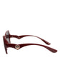 Dolce & Gabbana DG6153 Bordeaux Cat Eye Ladies Shades Eyewear Sunglasses