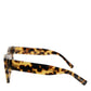 Dolce & Gabbana DG4379F White Tortoiseshell Gradient Acetate Shades Sunglasses
