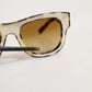 Dolce & Gabbana DG4379F White Tortoiseshell Gradient Acetate Shades Sunglasses