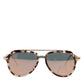 Dolce & Gabbana DG4330 Tortoise Shell Aviator Frame Eyewear Sunglasses