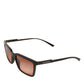 Dolce & Gabbana DG6151 Brown Unisex Square Lens Shades Eyewear Sunglasses