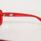 Dolce & Gabbana DG6093 Red Rectangular Grey Graduated Lenses Sunglasses