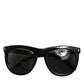 Dolce & Gabbana DG4281 Black Round Frame Full Rim Eyewear Sunglasses