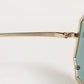 Dolce & Gabbana DG2216 Gold Square Frame Green Lens Shades Sunglasses