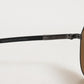 Dolce & Gabbana Black Steel Frame Basalto Collection Shades Sunglasses