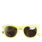 Dolce & Gabbana DG4324 Yellow Framed Mirrored Lenses Eyewear Sunglasses
