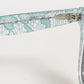 Dolce & Gabbana DG4190 Blue Lace Acetate Rectangle Shades Sunglasses
